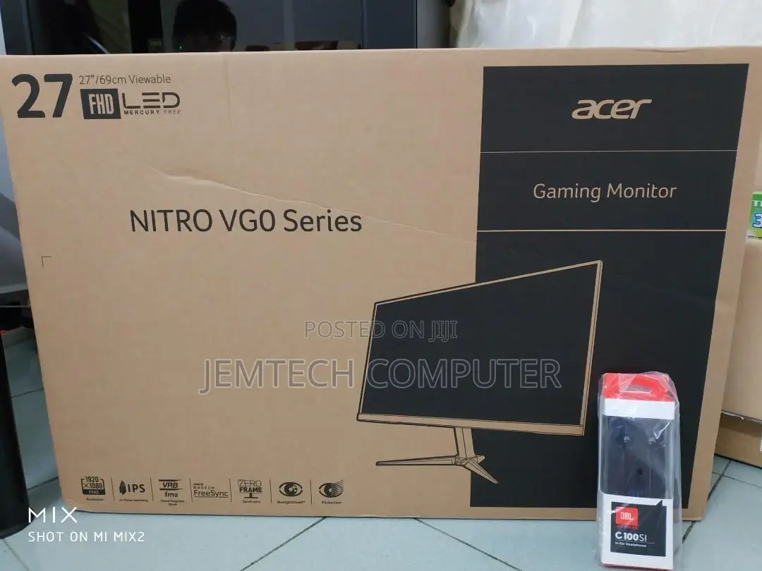 Acer Nitro Gaming Monitor VG270 27" FHD