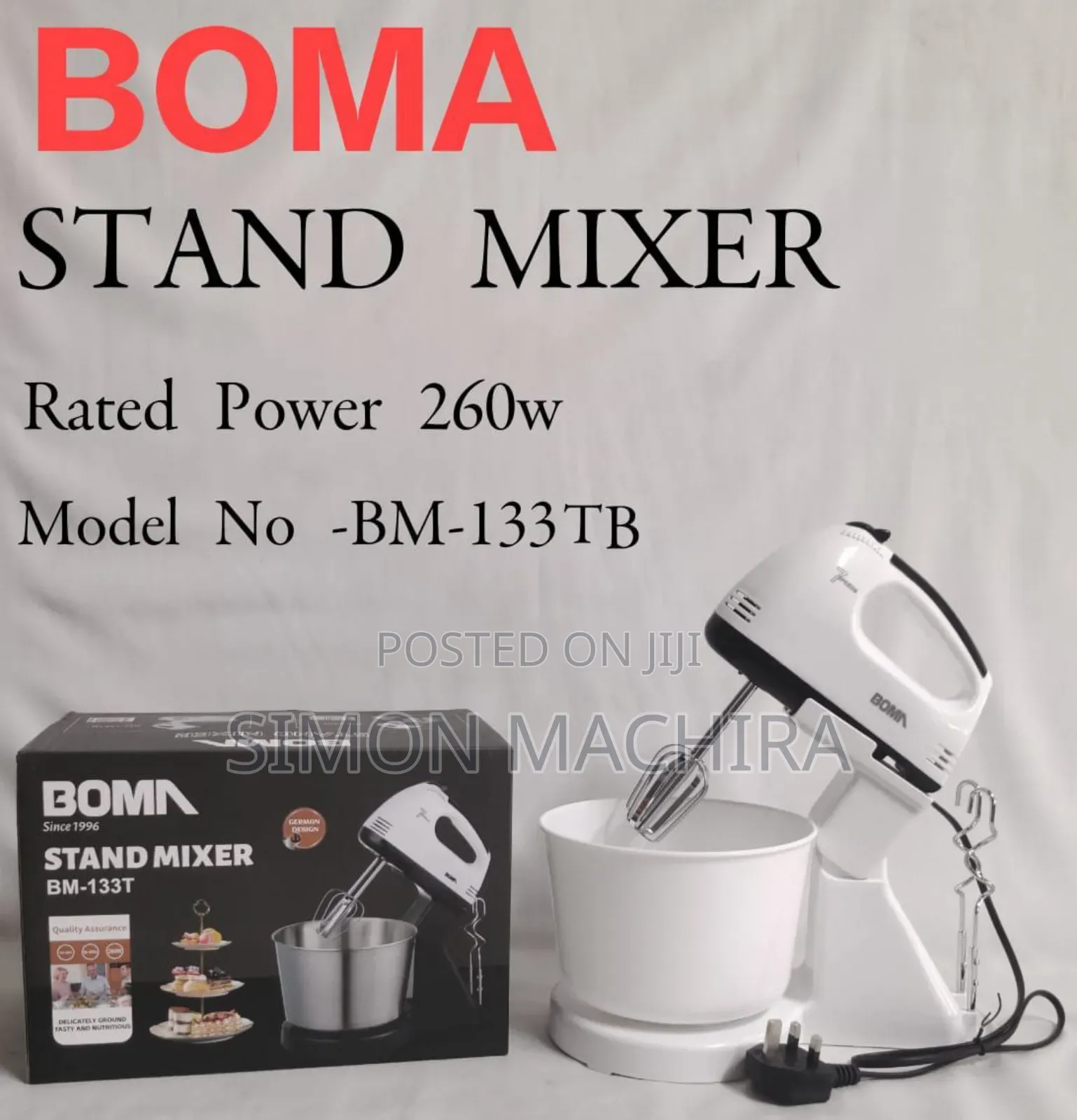 Boma Stand Mixer. Bowl and Mixer
