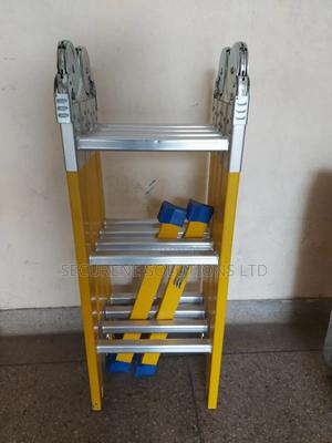 4by3/12ft/3.7m Fibreglass Multipurpose Ladders - thumbnail 2