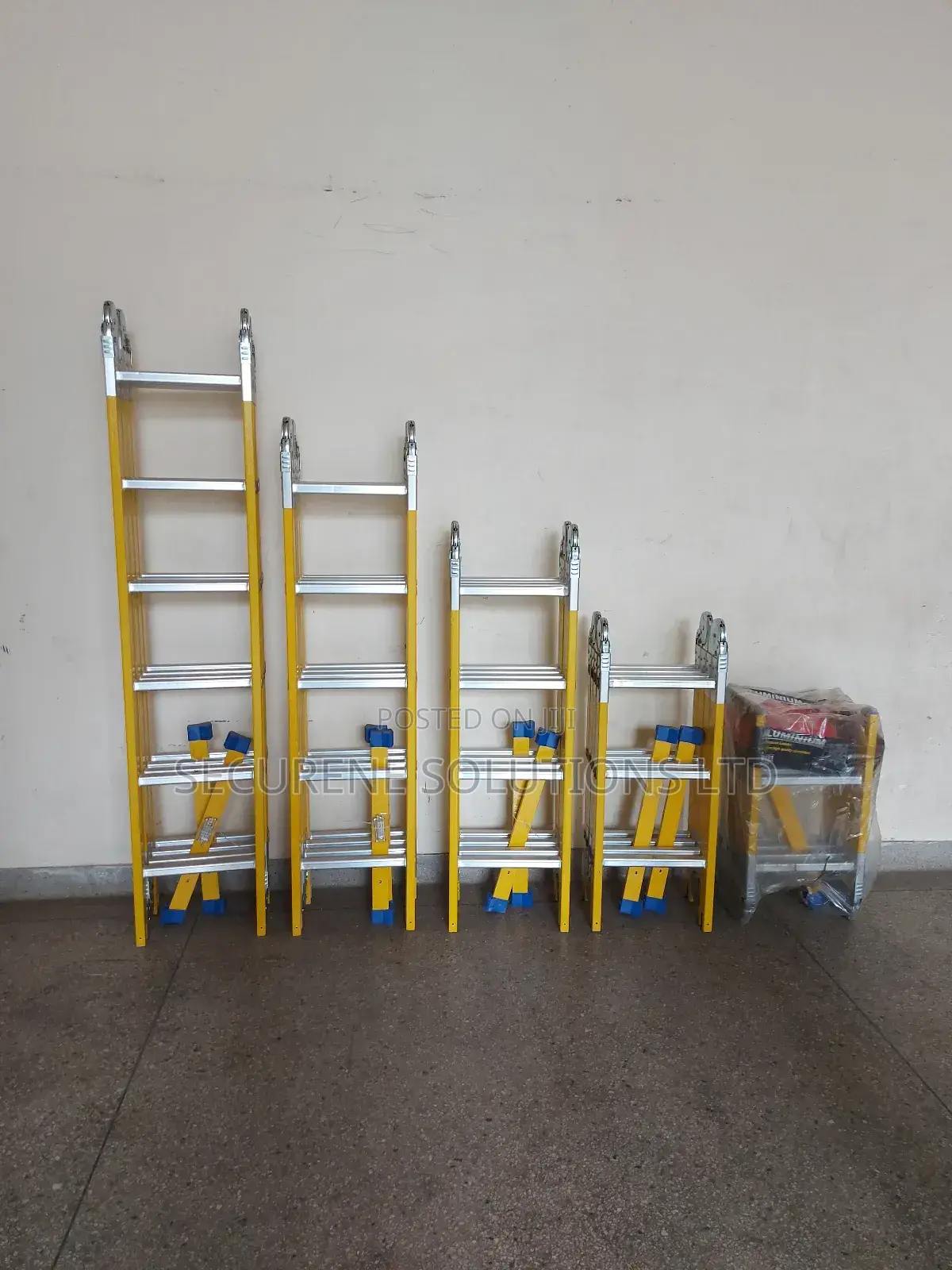 Fibreglass,Aluminium and Iron Multipurpose Ladders