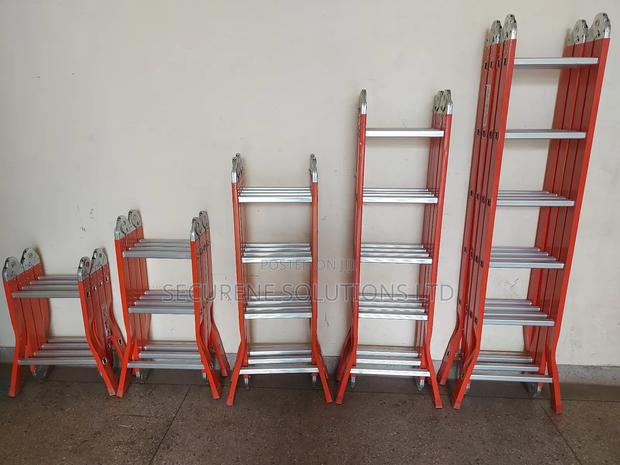 Fibreglass,Aluminium and Iron Multipurpose Ladders - thumbnail 5