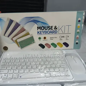 White Mouse and Keyboard Kit