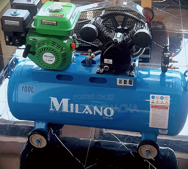 Milano 100 Litres Double Piston 7.5hp Engine Compressor - main view