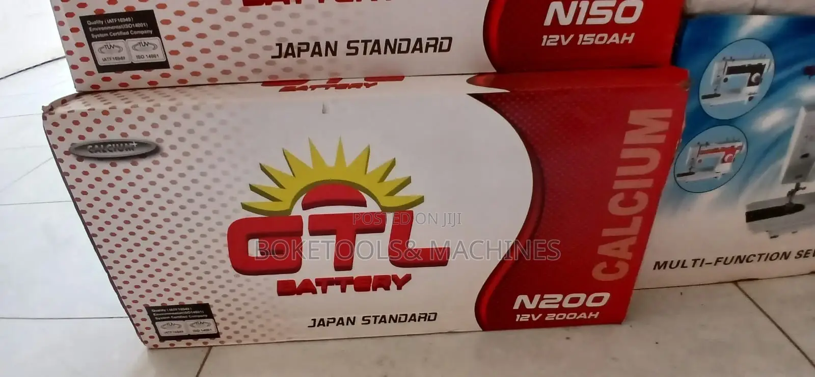 GTL 12 Volt 200ah Deep Cycle Gel Car Battery