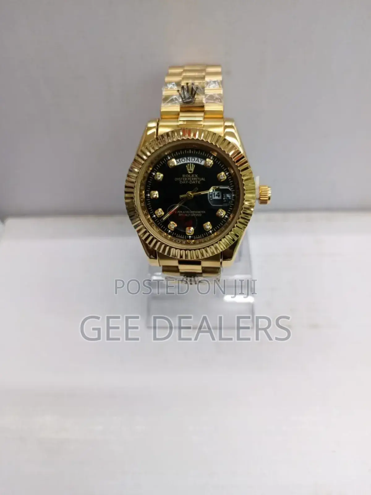 Gold-Black Rolex Wrist Watch,Rolex Watches