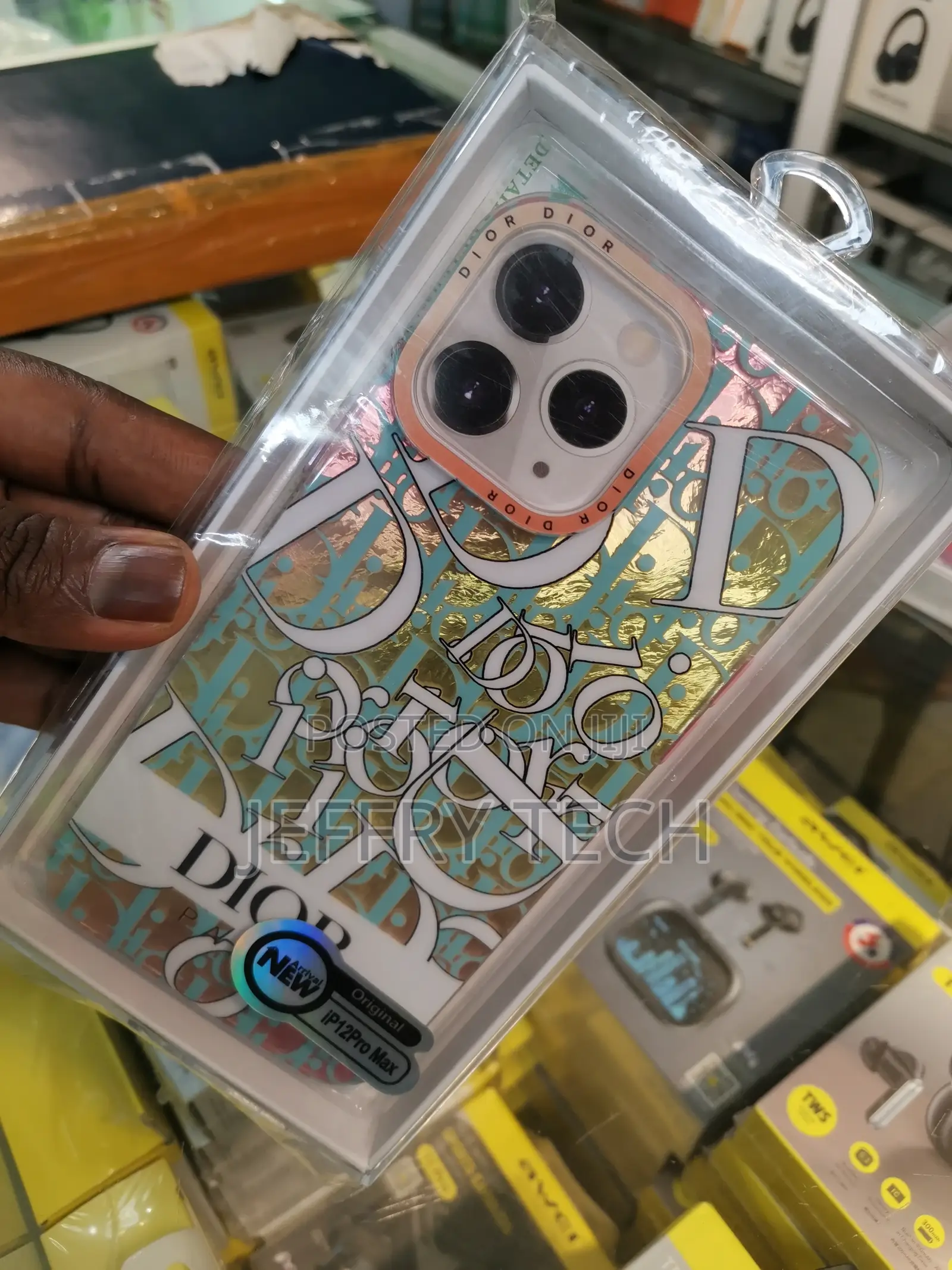 CHRISTIAN DIOR FLOWER iPhone 12 Pro Max Case