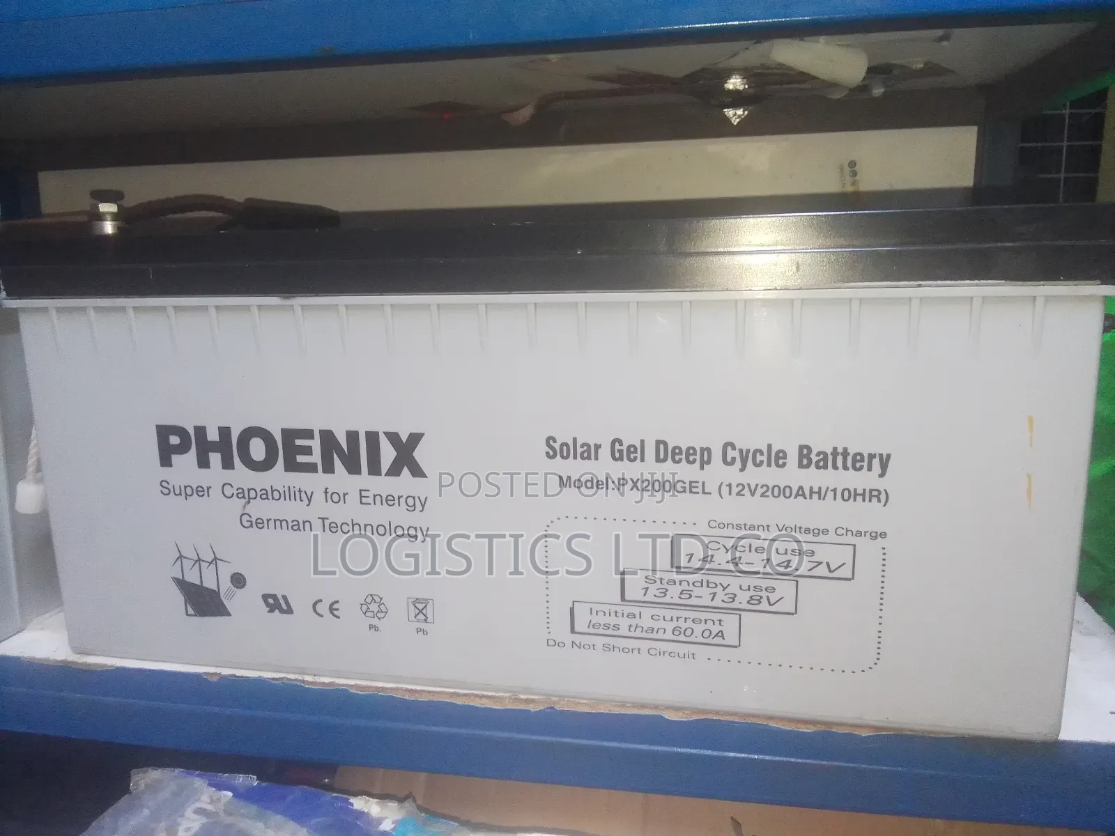 Gel Solar Battery Phoenix 200 Ah 12 V
