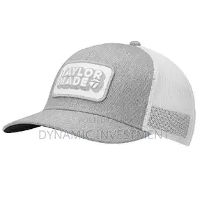 24 Retro Trucker Golf/Sports/Tour Hat – Grey/White