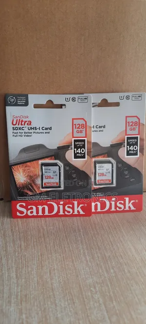 Brand New Sandisk Ultra SDXC 128gb Uhs-Icard 140mb/S Class10