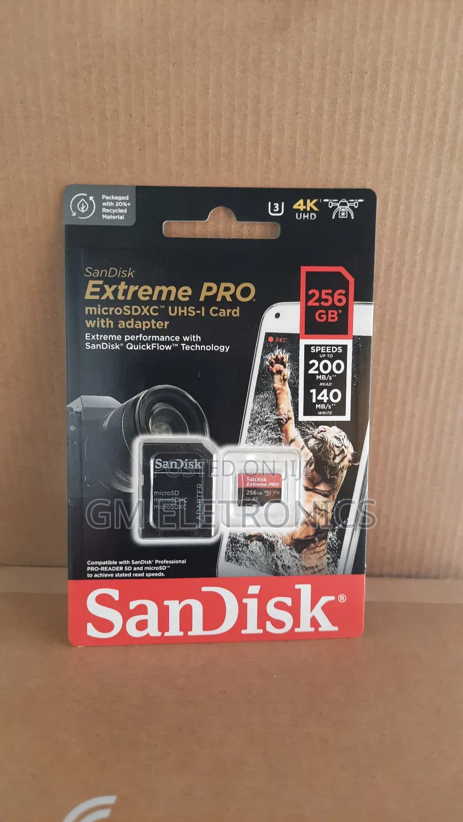 Sandisk Extreme Pro 256gb Microsdxc Memorycard -256g-Gn6ma
