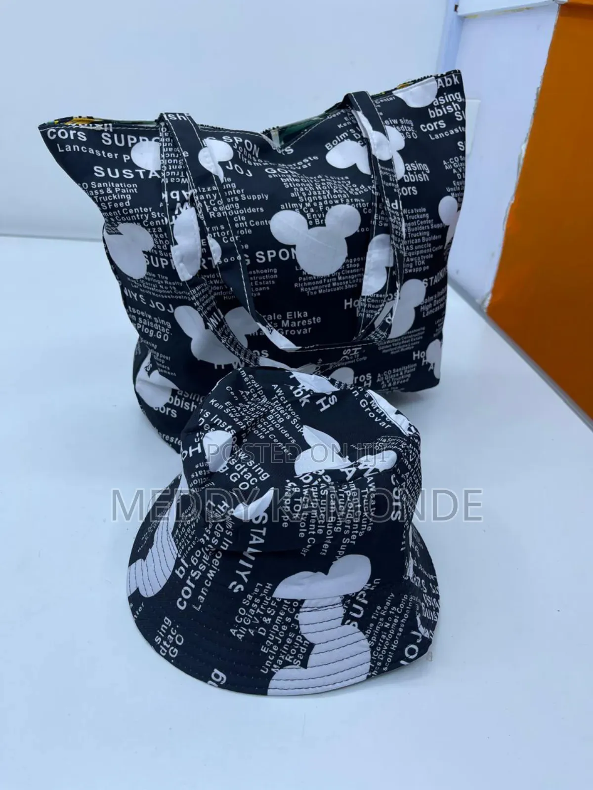 Pattern Beach Hat Handbag