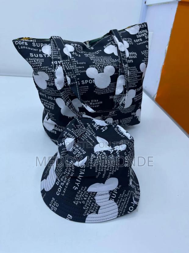 Pattern Beach Hat Handbag