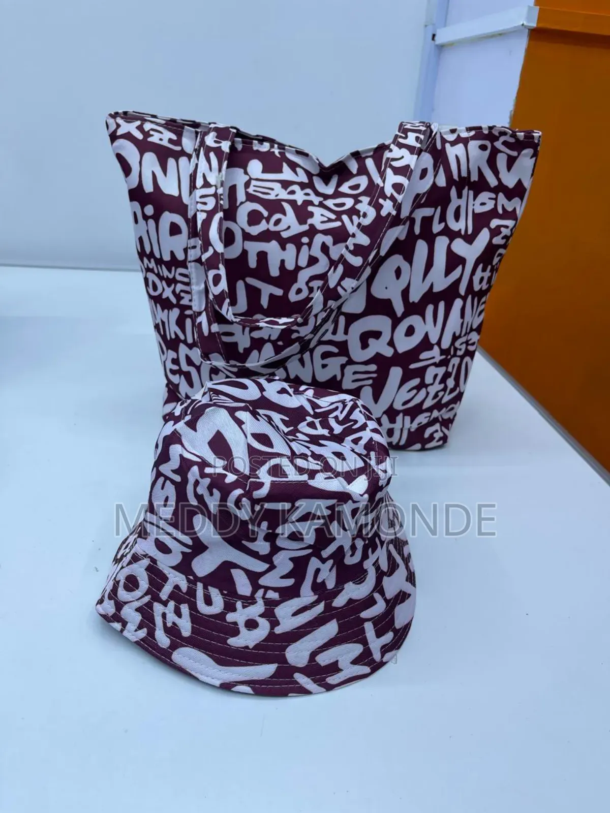 Pattern Beach Hat Handbag