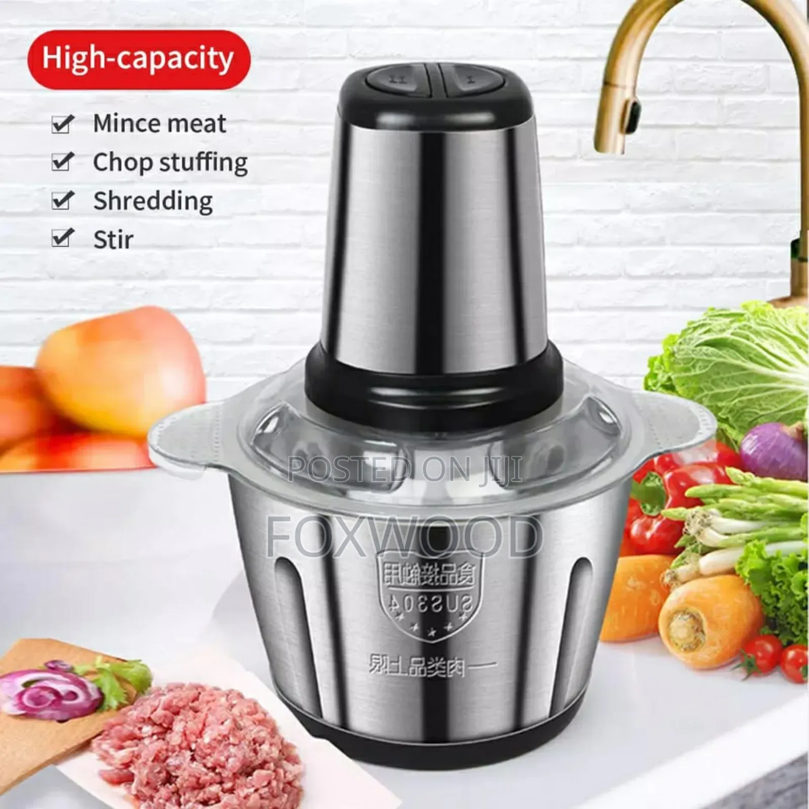 Electric Multifunction Grinder Machine Stainless Steel