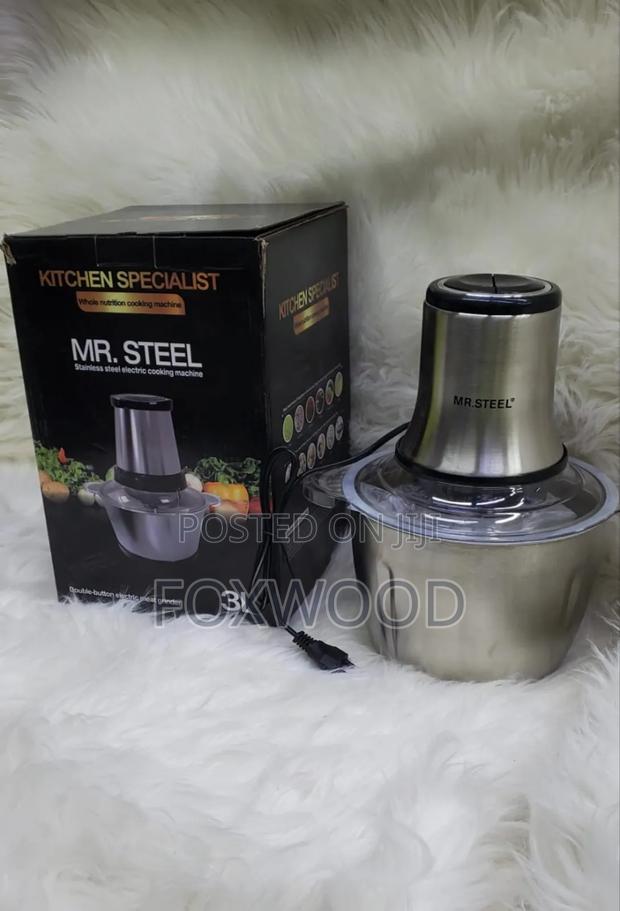 Electric Multifunction Grinder Machine Stainless Steel - thumbnail 3