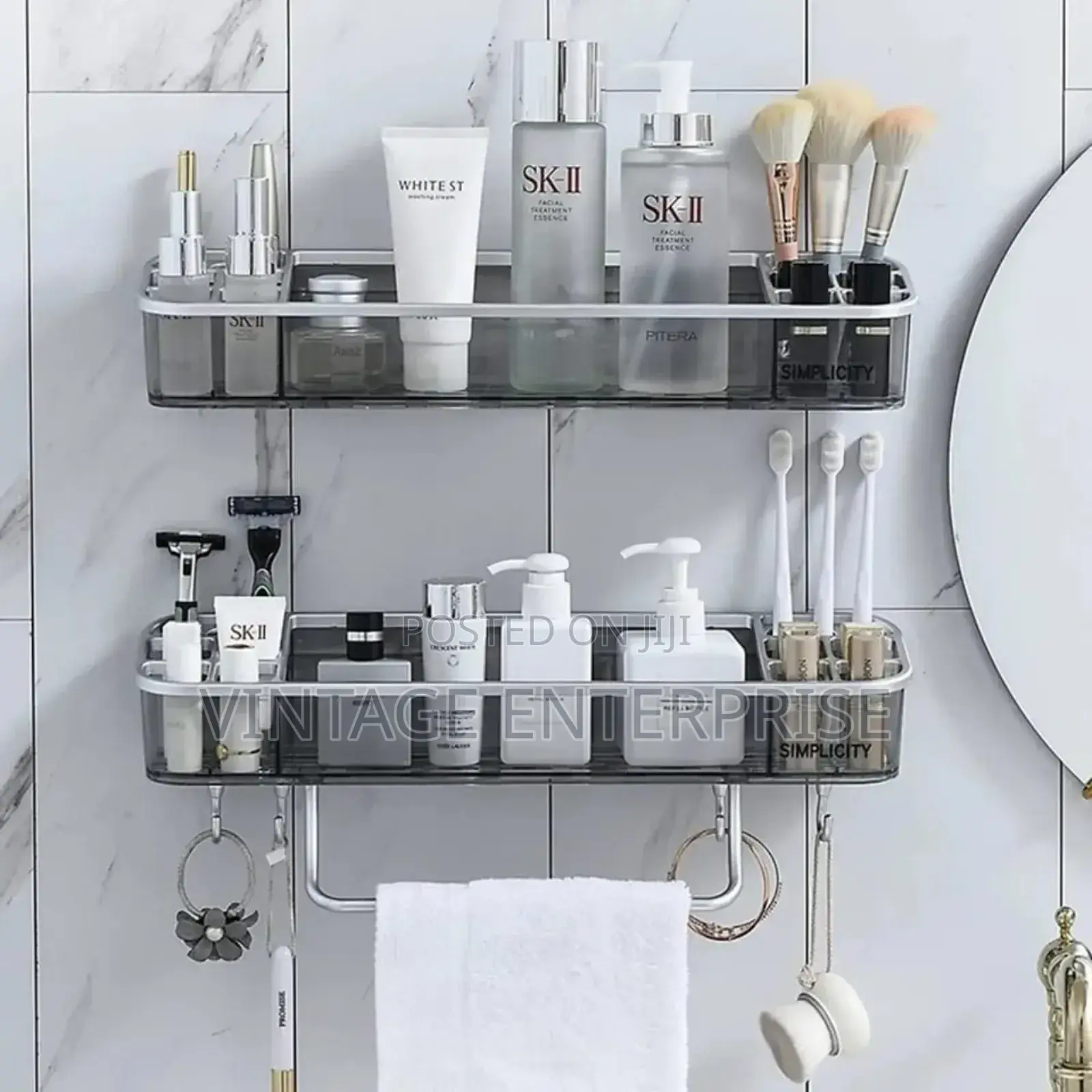 *Big Size Acrylic Bathroom Organizer*