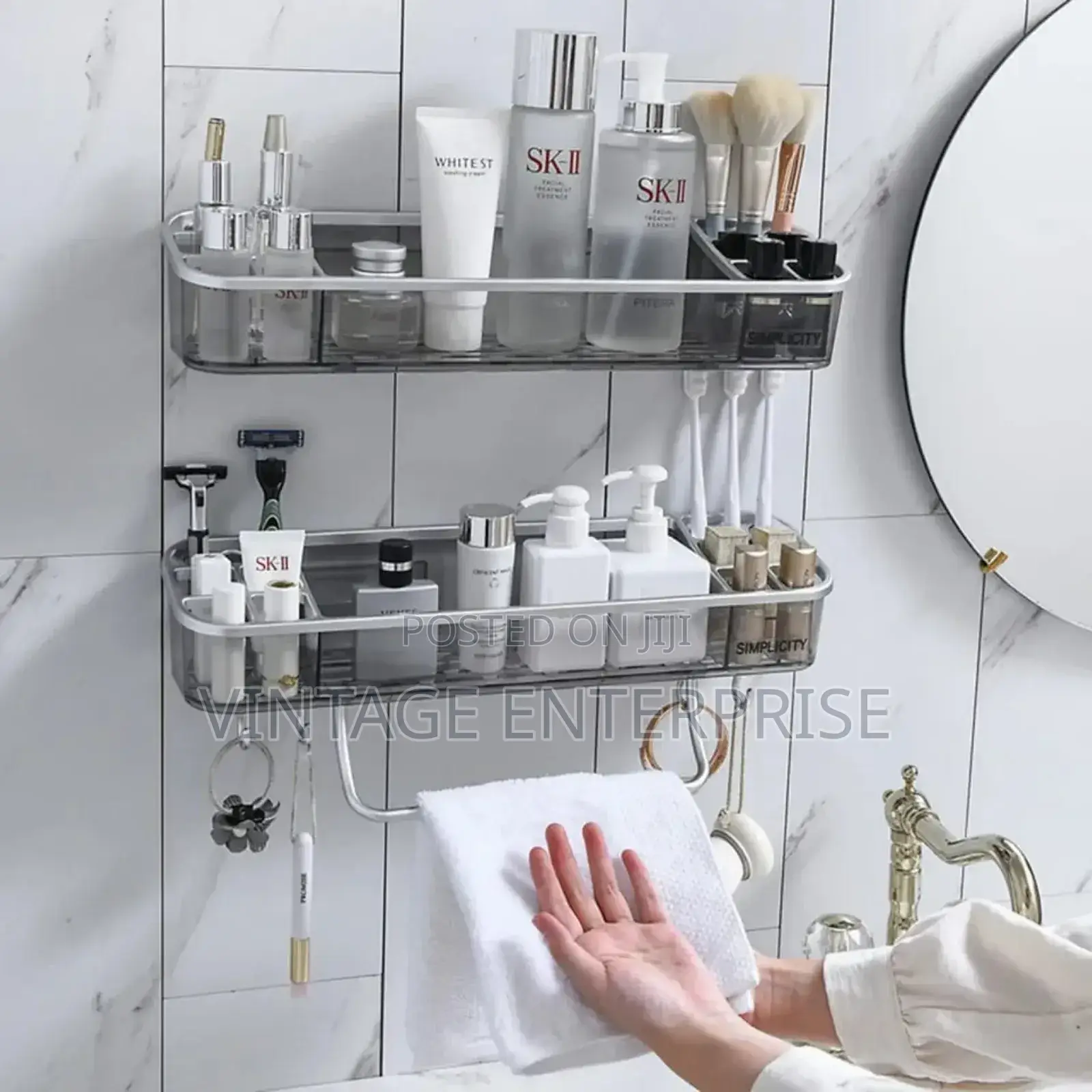 *Big Size Acrylic Bathroom Organizer*