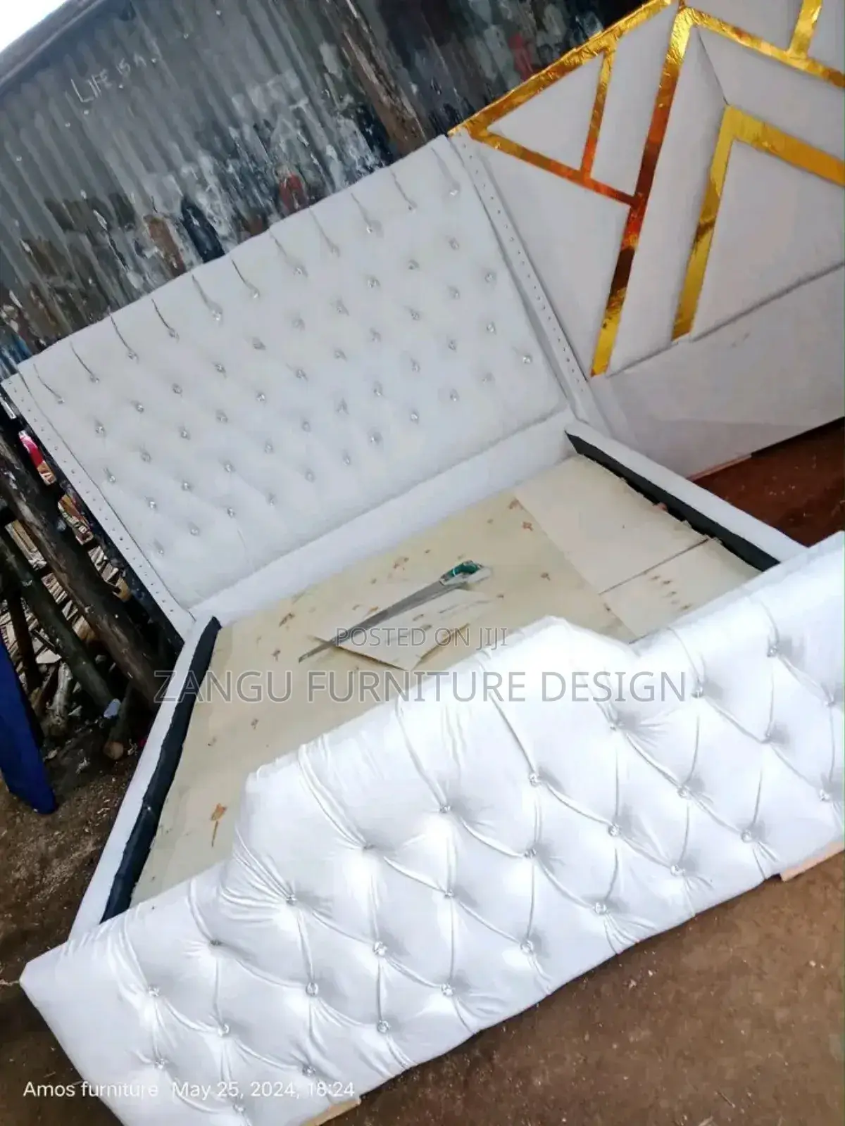 White Bed Modern