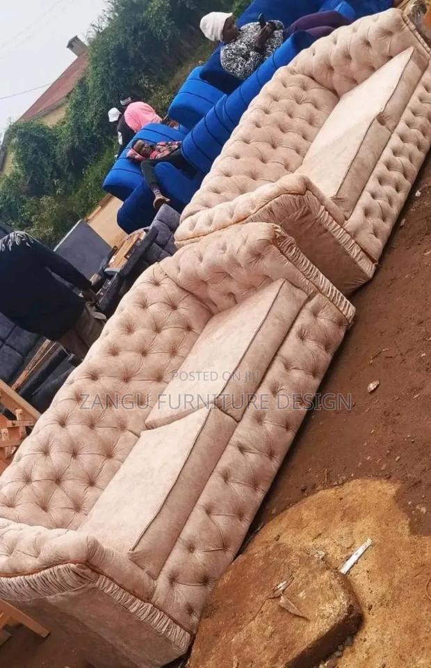 5-Seater Beige Colored Sofas - main view