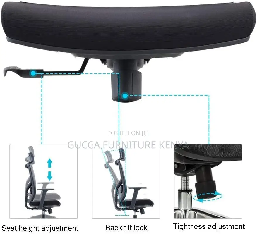 Office Chair: Ergonomic Swivel Backrest Computer Chair