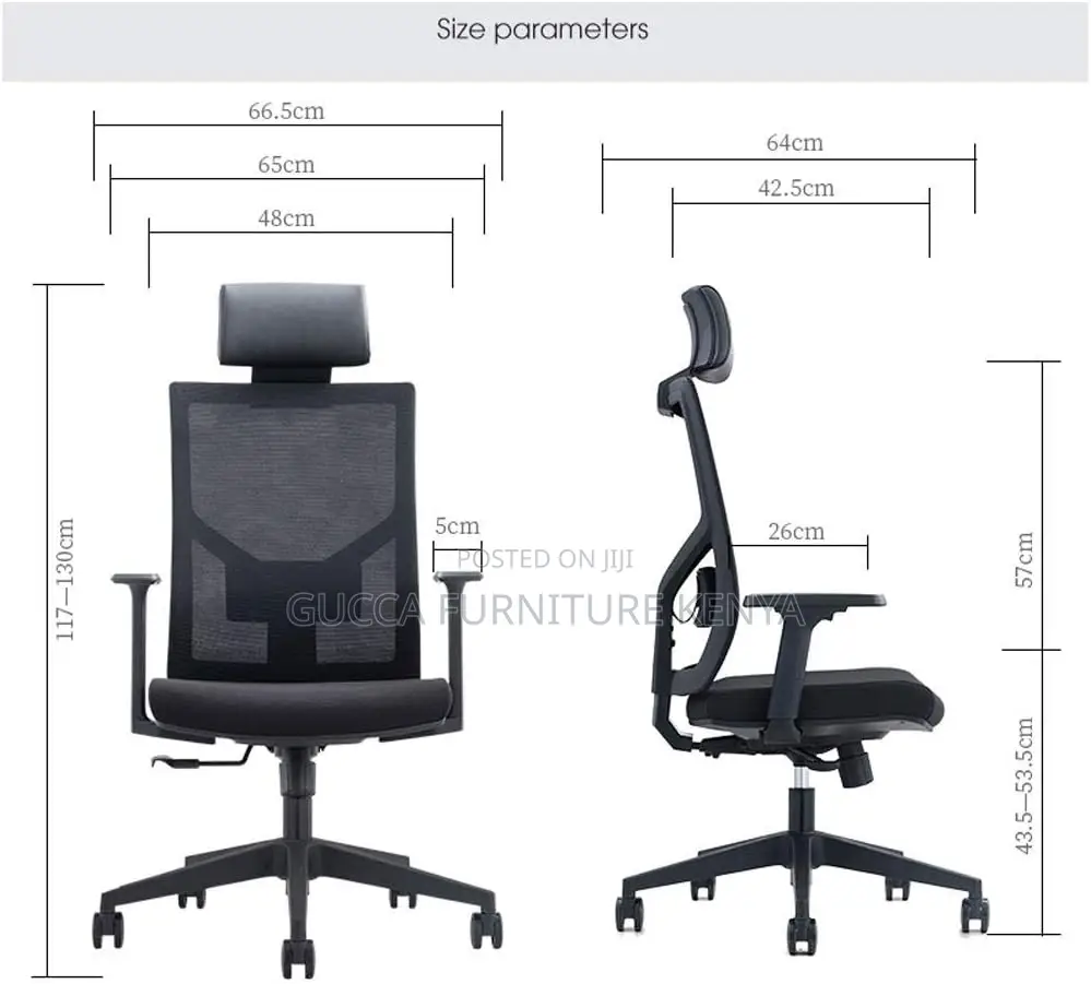 Office Chair: Ergonomic Swivel Backrest Computer Chair