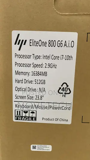 New Desktop Computer HP EliteOne 800 G6 16GB Intel Core I7 SSD 512GB