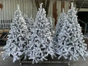 HO ! Ho ! Snow Flocked Christmas Tree