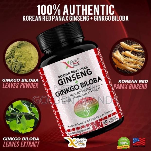 Korean Red Ginseng + Ginkgo Super Energy, Performance, Focus - main view
