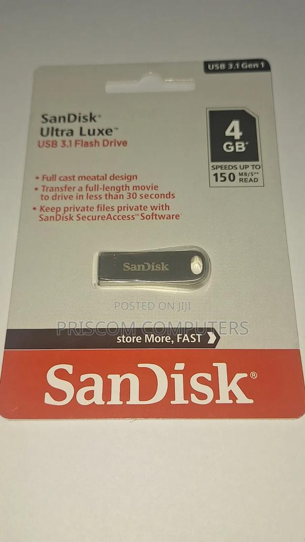 4GB Sandisk Ultra Luxe 3.1 Flash Drive Disk - main view