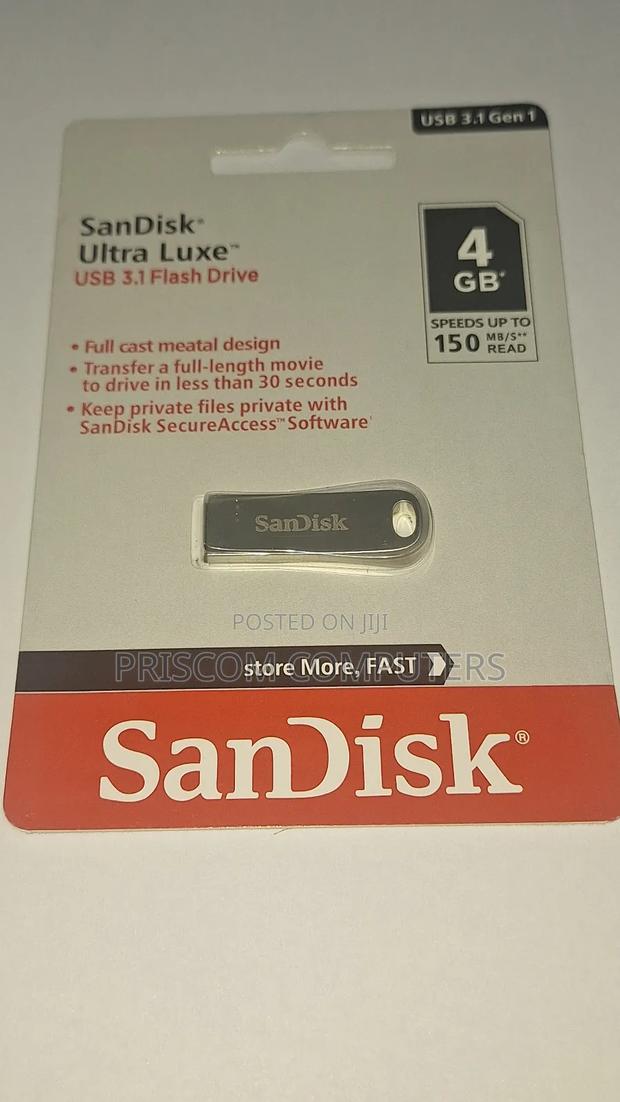 4GB Sandisk Ultra Luxe 3.1 Flash Drive Disk - thumbnail 2