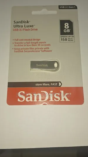 8GB Sandisk Ultra Luxe 3.1 Flash Drive Disk