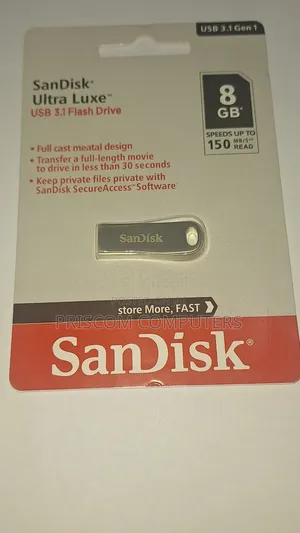 8GB Sandisk Ultra Luxe 3.1 Flash Drive Disk