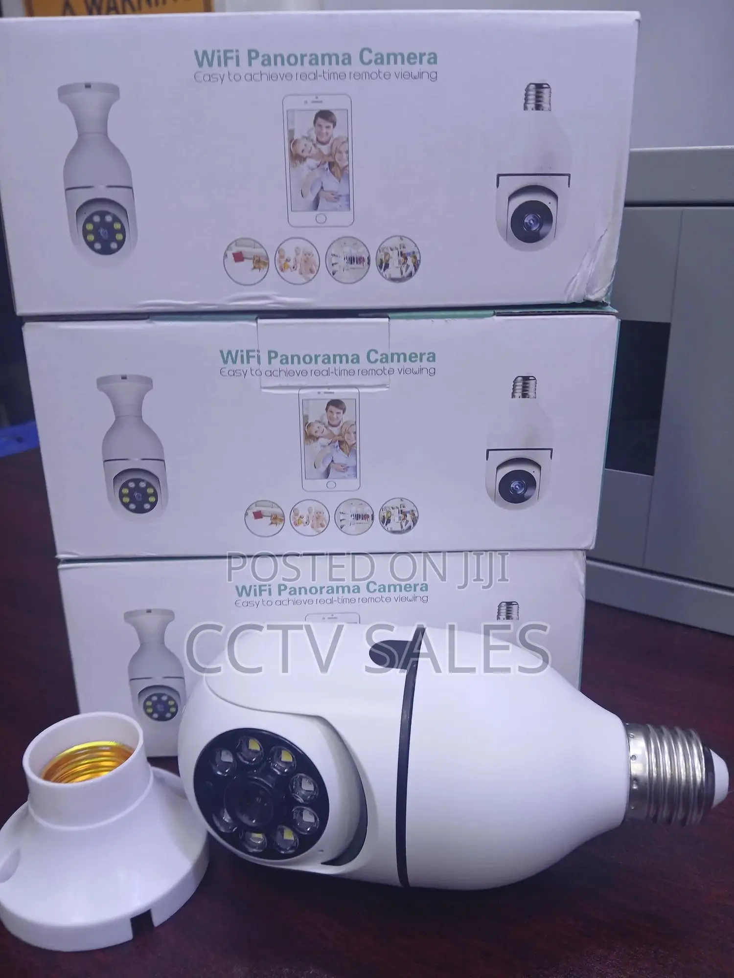 V380 PTZ Bulb Wifi Night Vision Camera