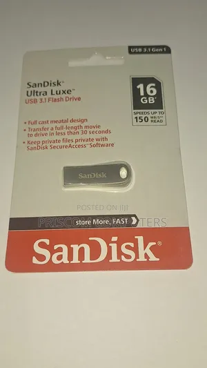 16GB Sandisk Ultra Luxe 3.1 Flash Drive Disk