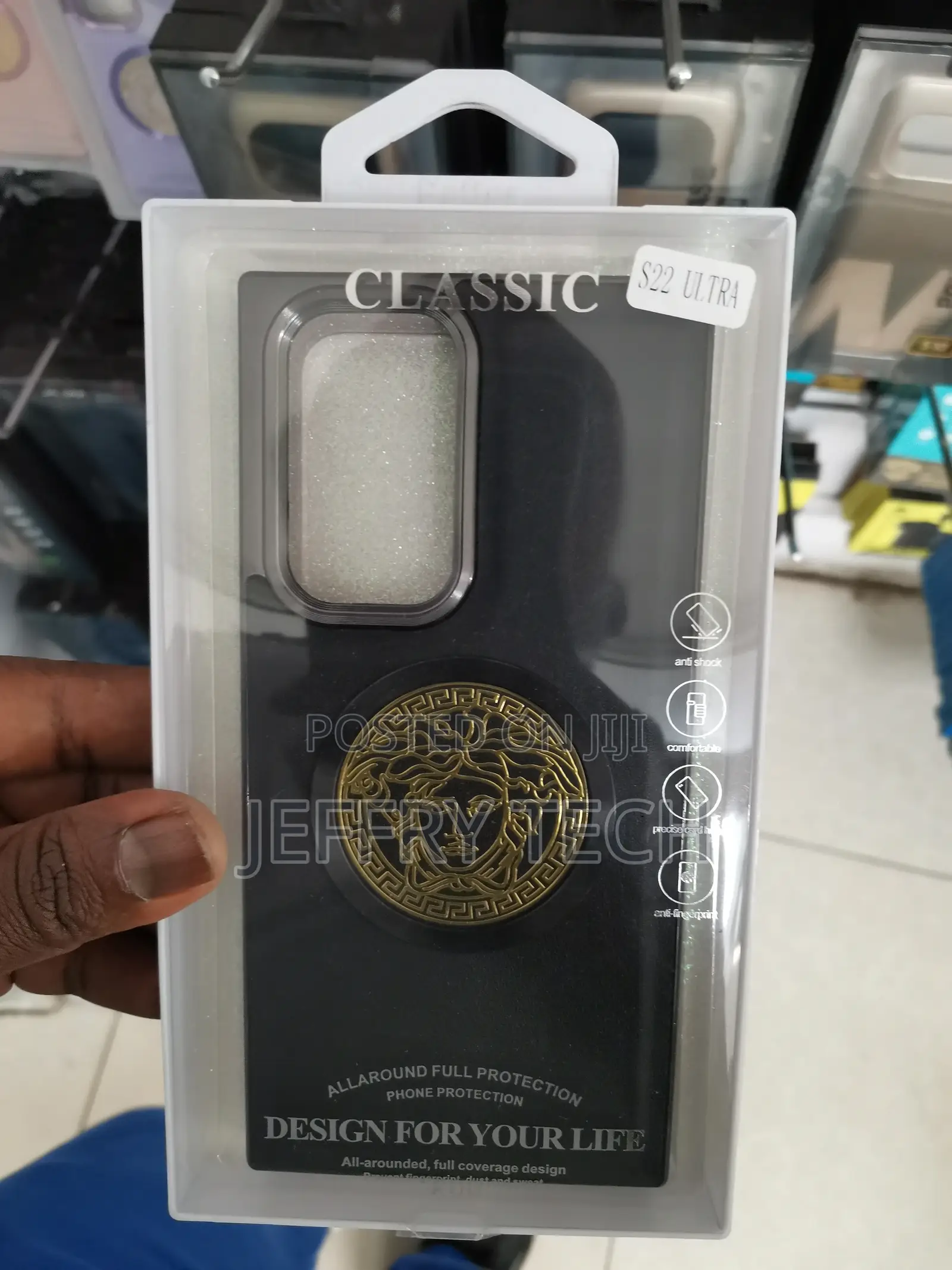Versace Samsung Galaxy for S22 Ultra Back Cover