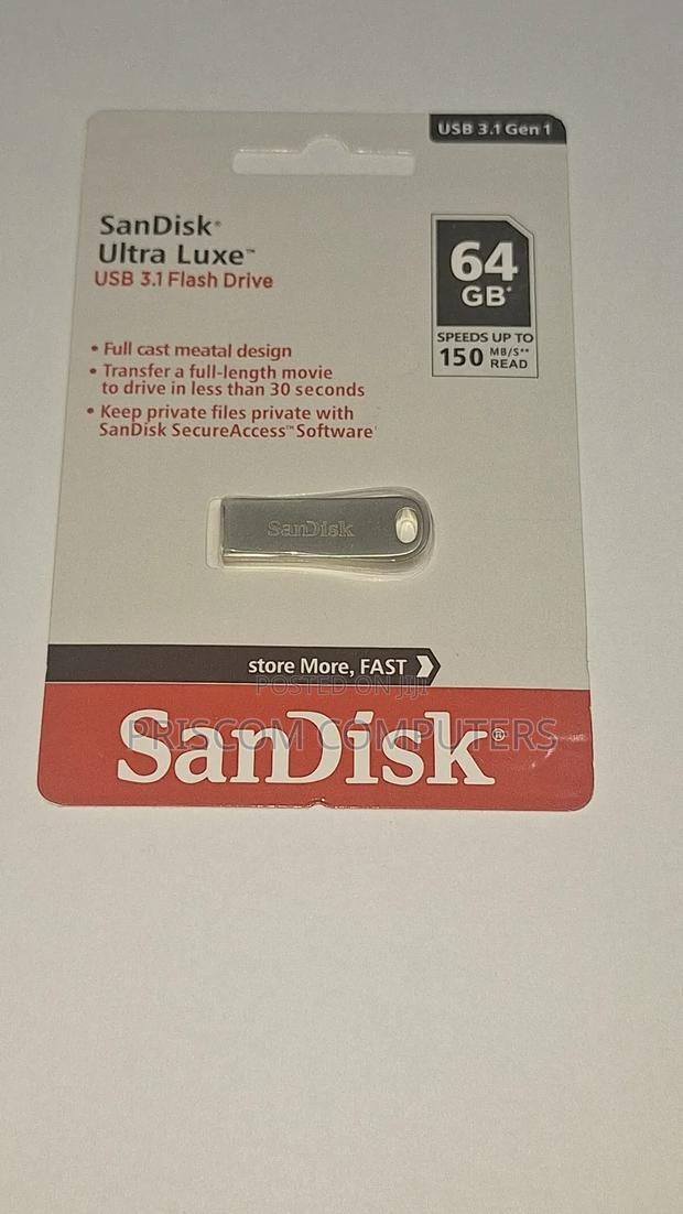 64GB Sandisk Ultra Luxe 3.1 Flash Drive Disk