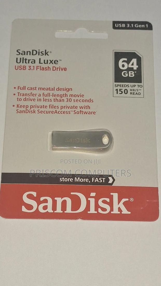 64GB Sandisk Ultra Luxe 3.1 Flash Drive Disk - thumbnail 3