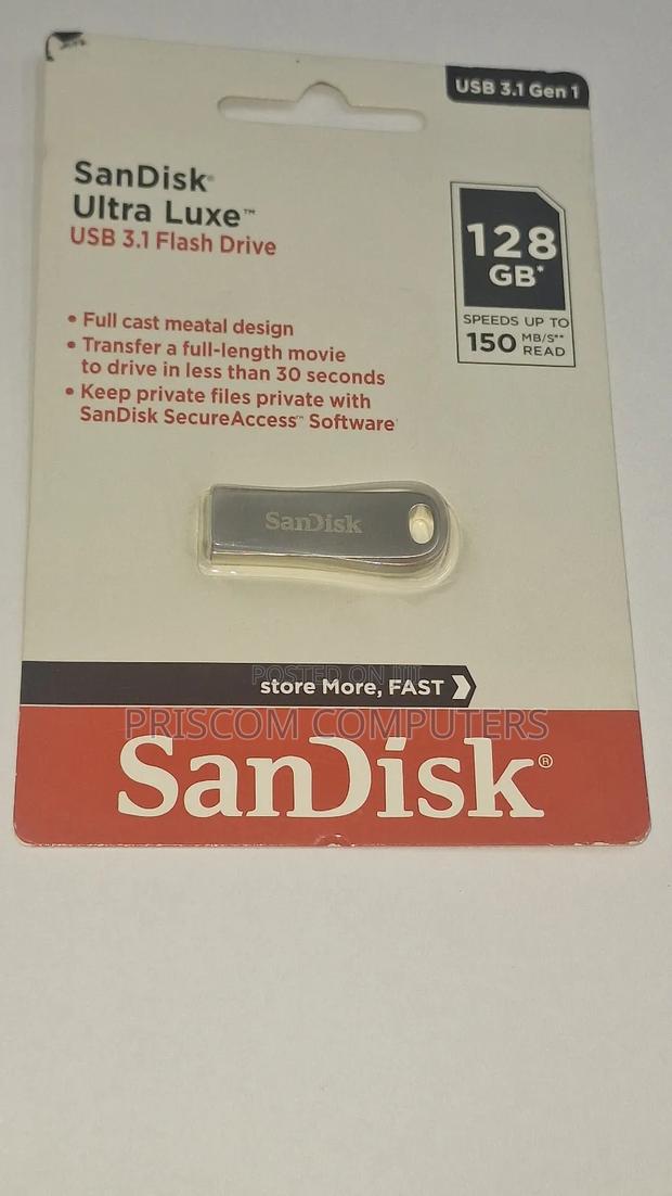 128GB Sandisk Ultra Luxe 3.1 Flash Drive Disk - thumbnail 3