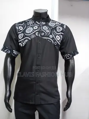 Men Fashioned Kitenge Shirt