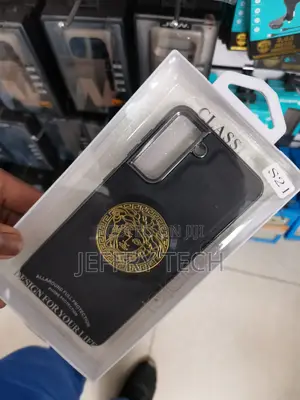 Versace Samsung Galaxy S21 Ultra Back Cover -Black
