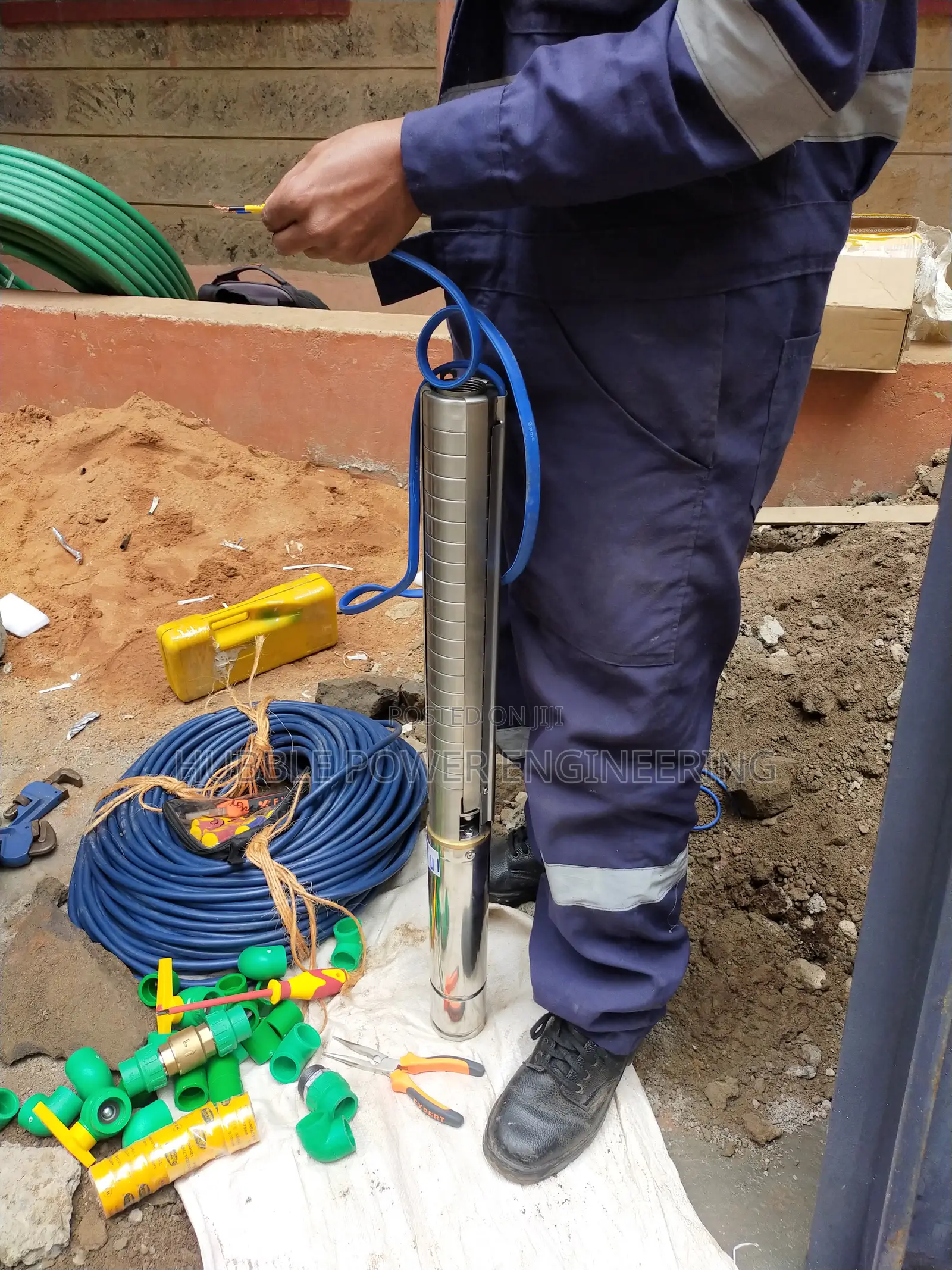Borehole for Solar Water Pumping for Apartments Irrigation