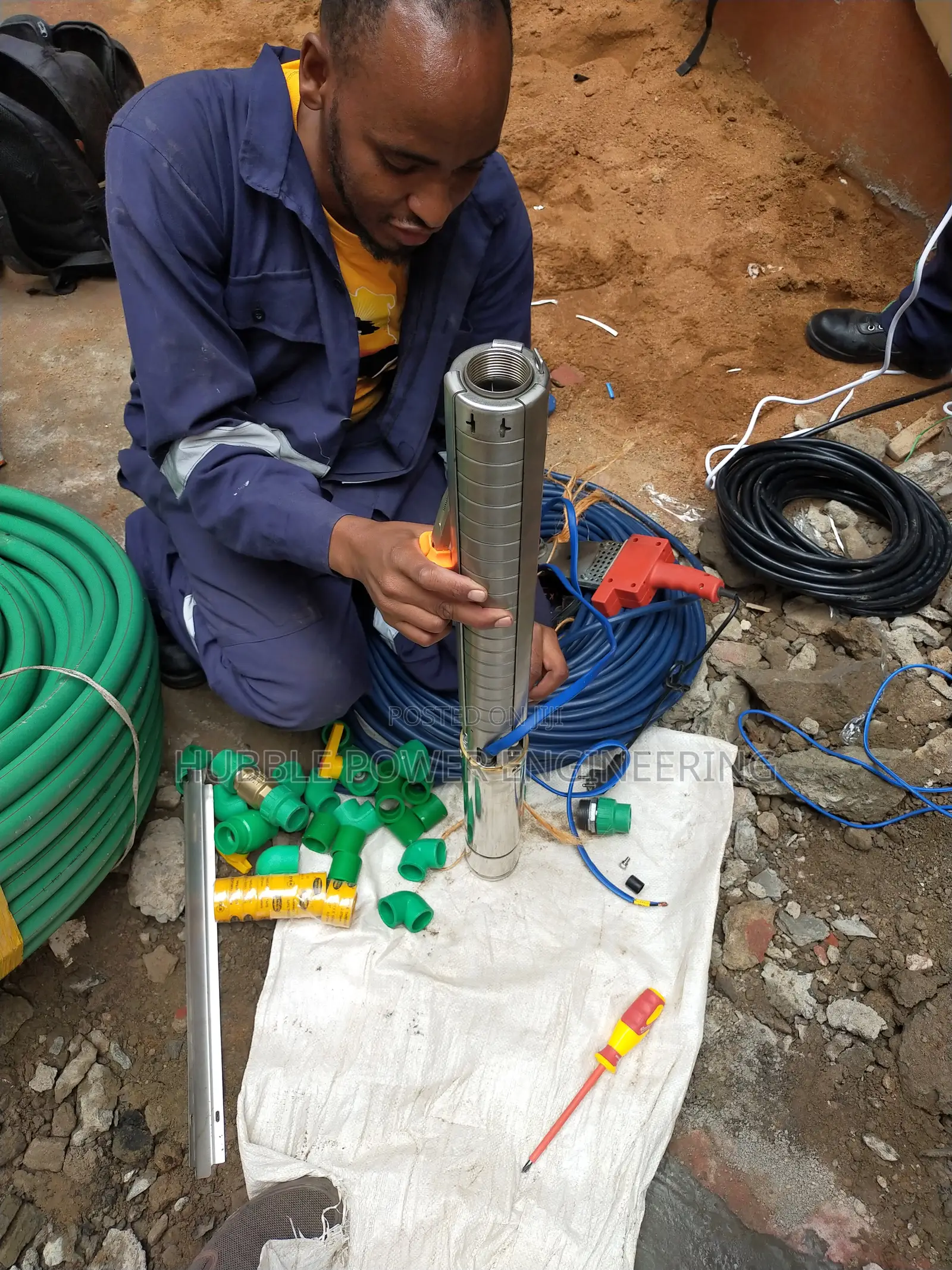 Borehole for Solar Water Pumping for Apartments Irrigation