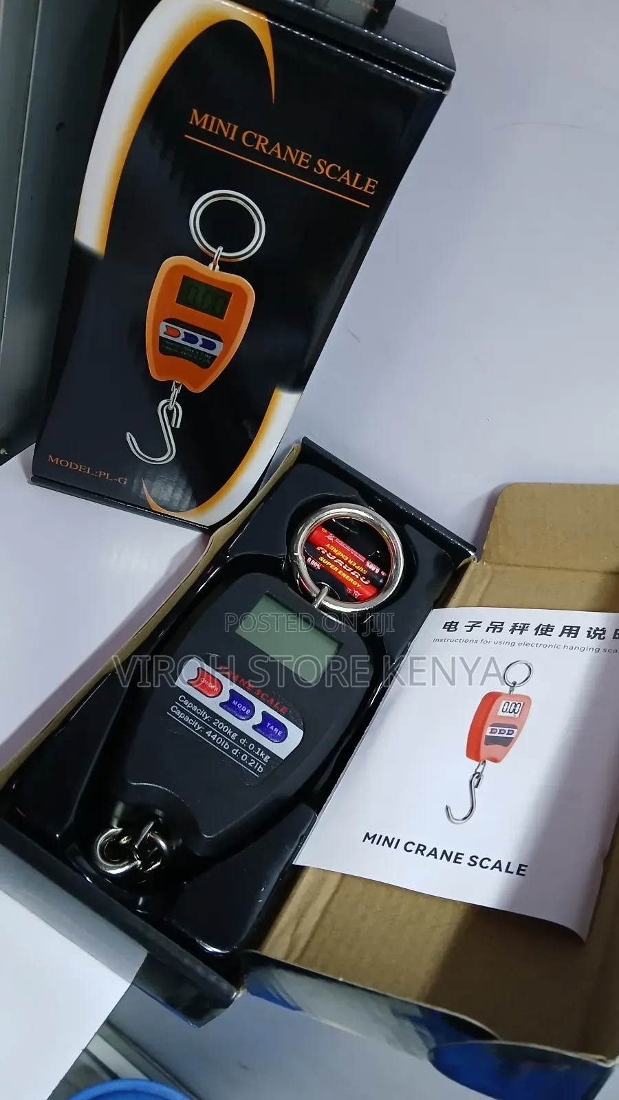 Digital Mini Crane Scale Hanging 200kgs Weighing Scale