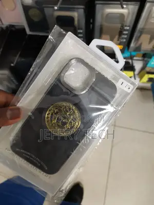 Versace Luxury iPhone Case for iPhone 15 -Black