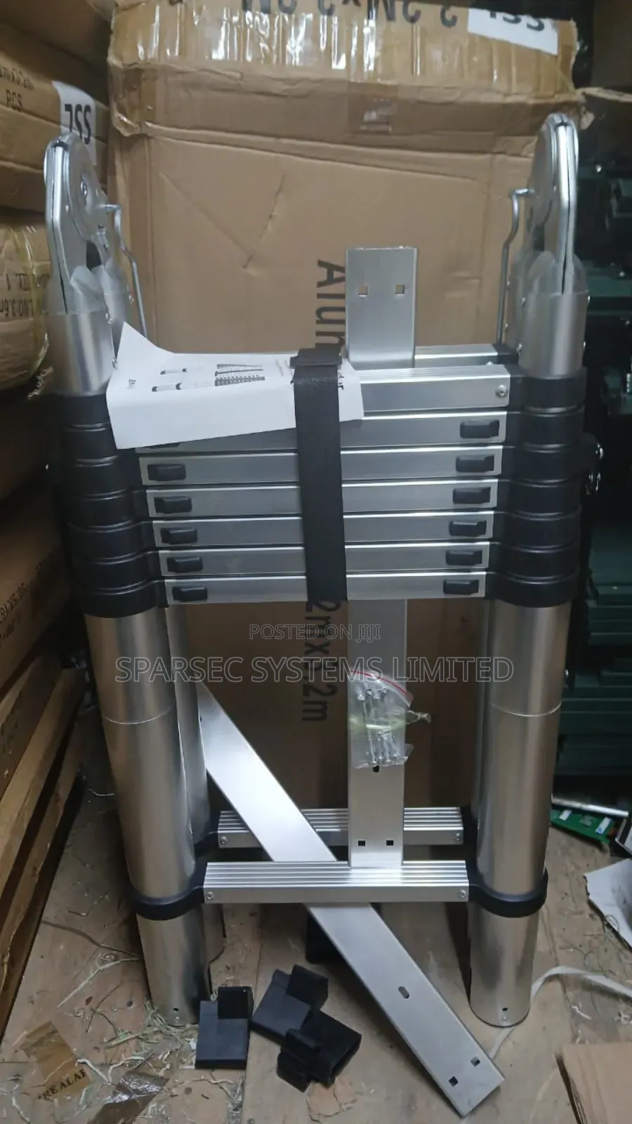 Double Telescopic Ladder 6.4metres (3.2+3.2)