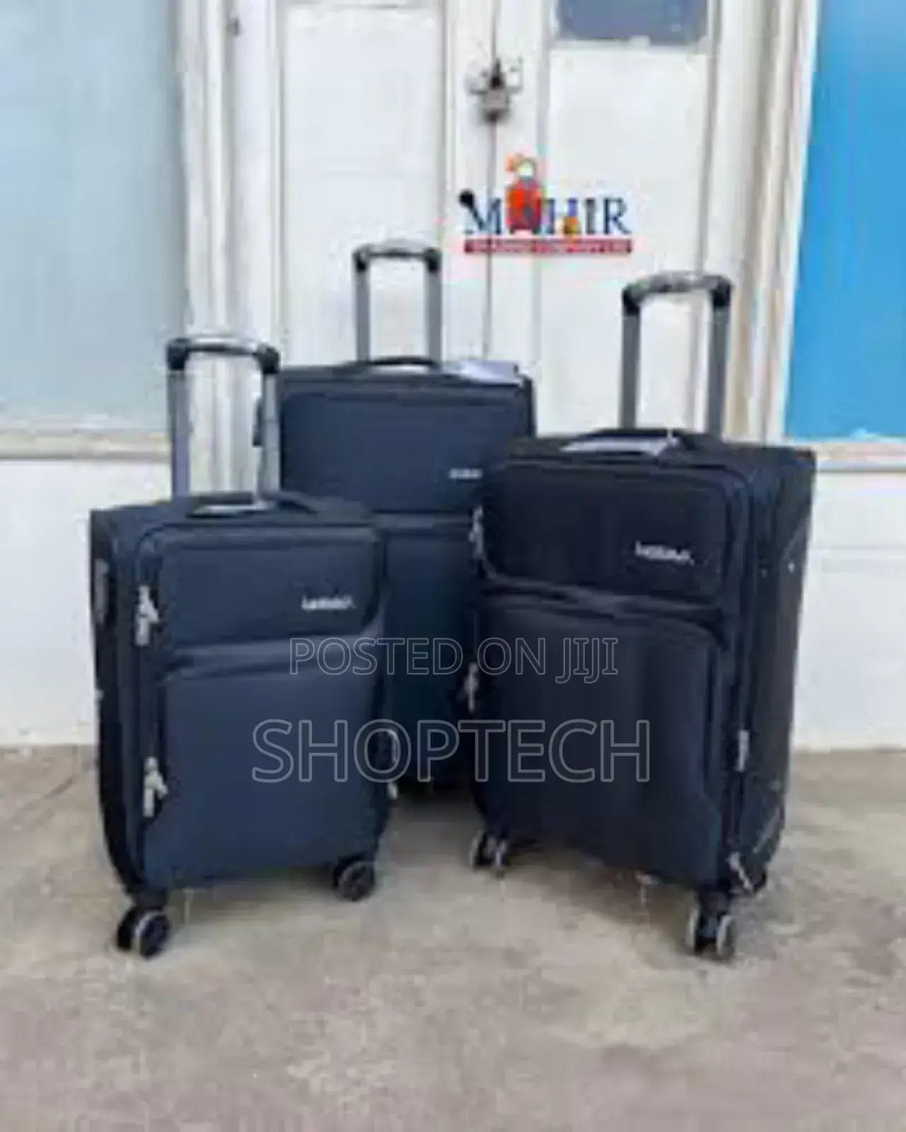 3 In 1 Fabric Luxurious Suitcase Briefcase Travel Bag