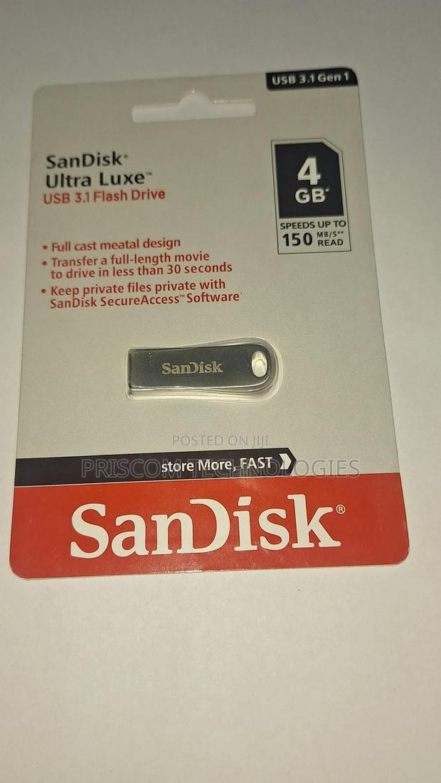 8GB Sandisk Ultra Luxe 3.1 Flash Drive Disk - main view