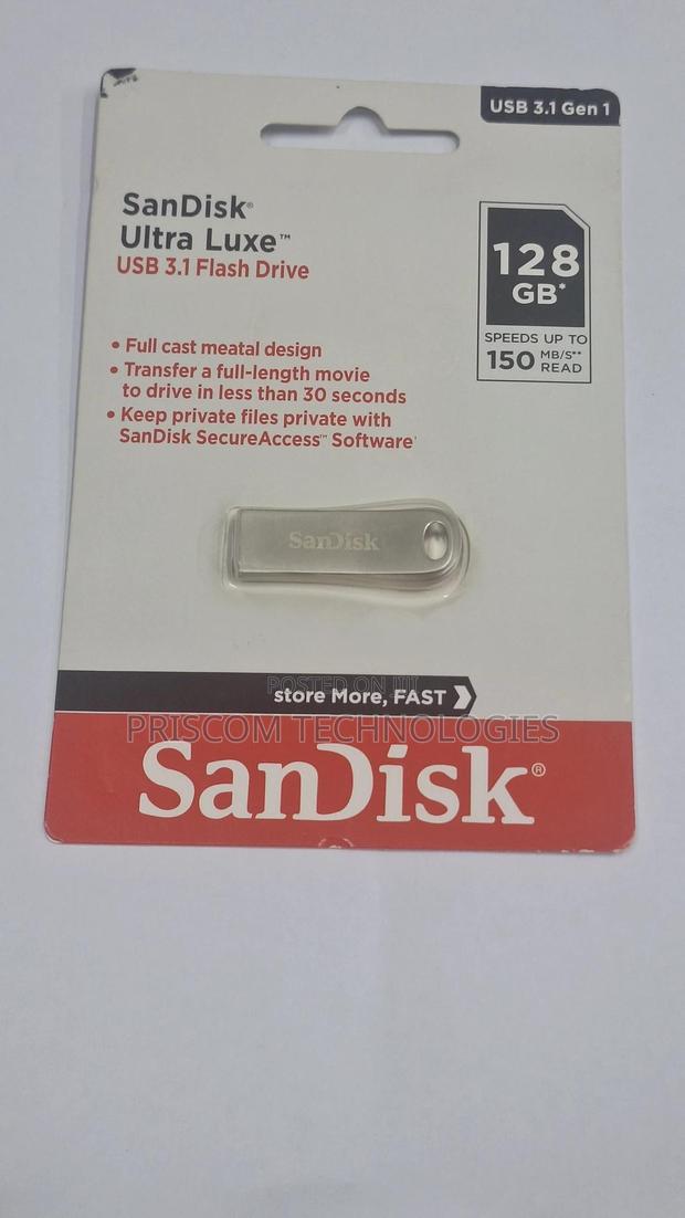 128GB Sandisk Ultra Luxe 3.1 Flash Drive Disk - thumbnail 2