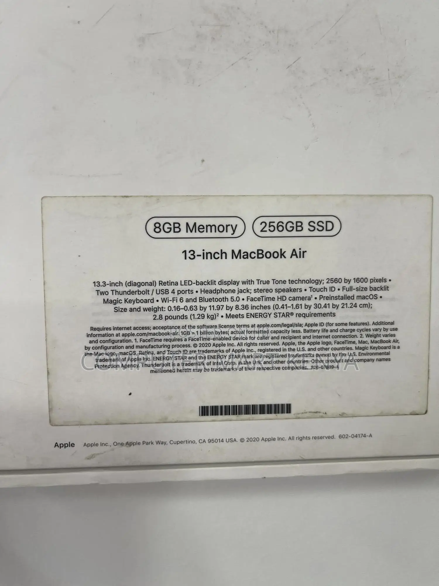 New Laptop Apple MacBook Air 8GB Apple M2 SSD 512GB