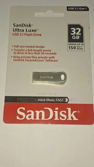 32GB Sandisk Ultra Luxe 3.1 Flash Drive Disk